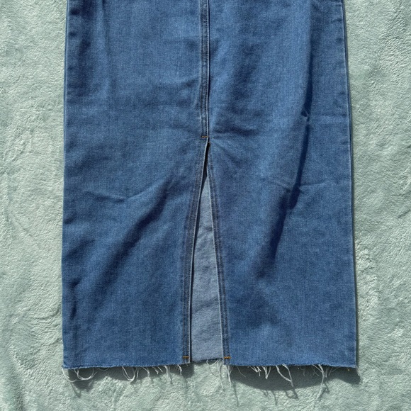 Sincerely Jules denim strapless midi dress - Picture 6 of 9